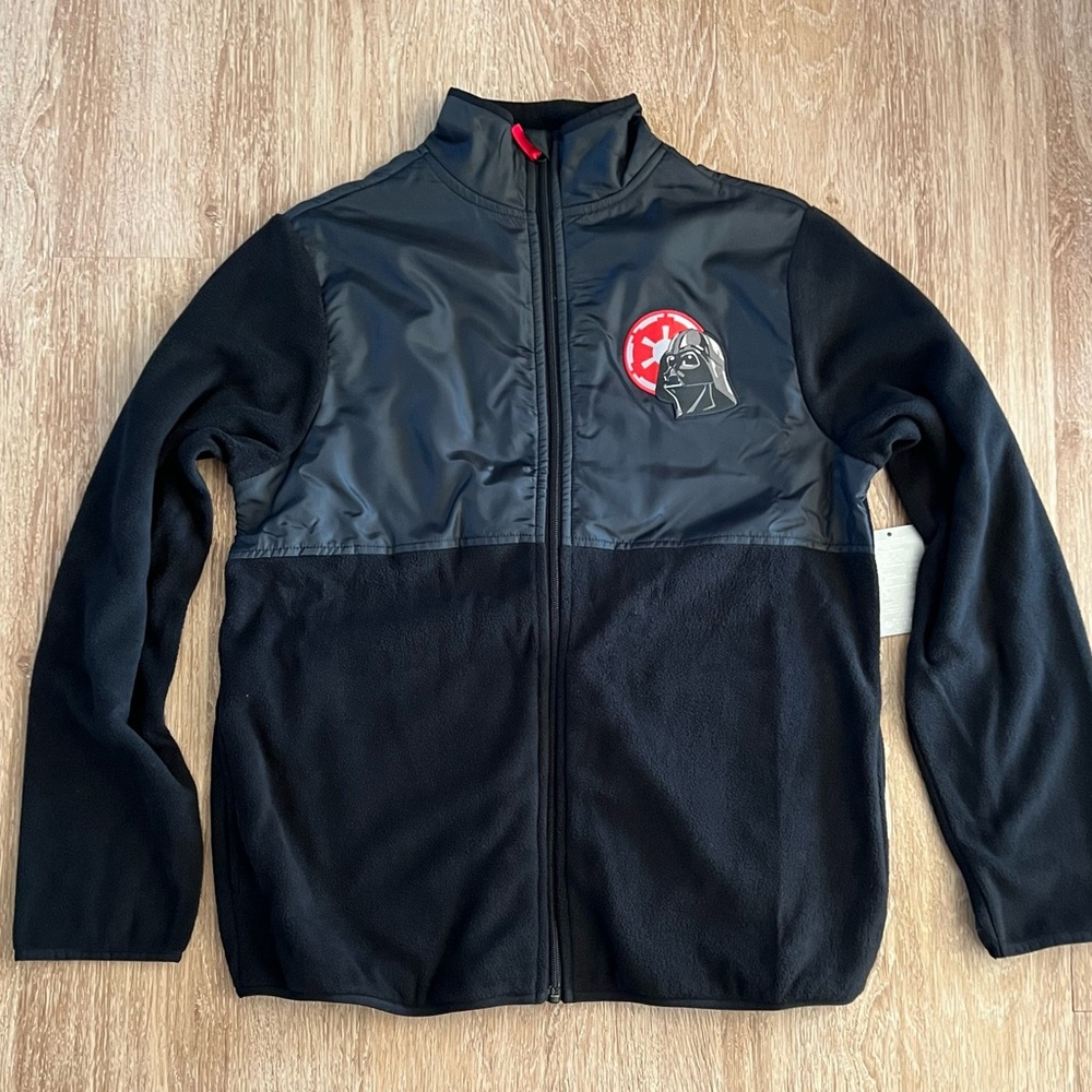 Disney- Star Wars Darth Vader Fleece Zip Jacket (NWT)